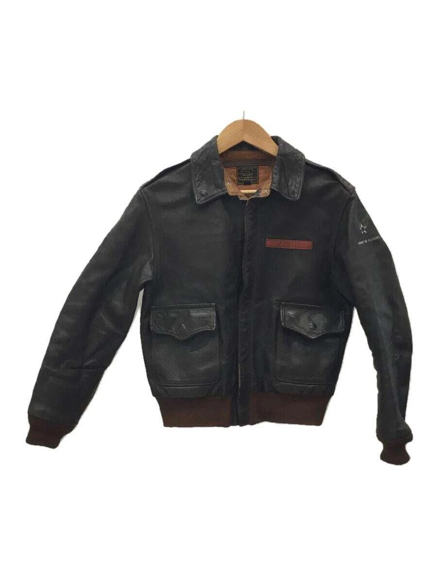 Mens leather sales flying jackets ebay