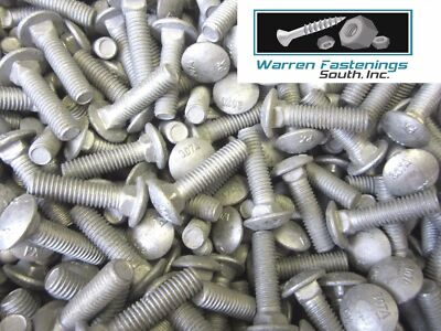 #ad 3 8 16 X 2 1 2 Carriage Bolt Nut amp; Flat Washer Hot Dipped Galvanized 80 Pieces $36.73