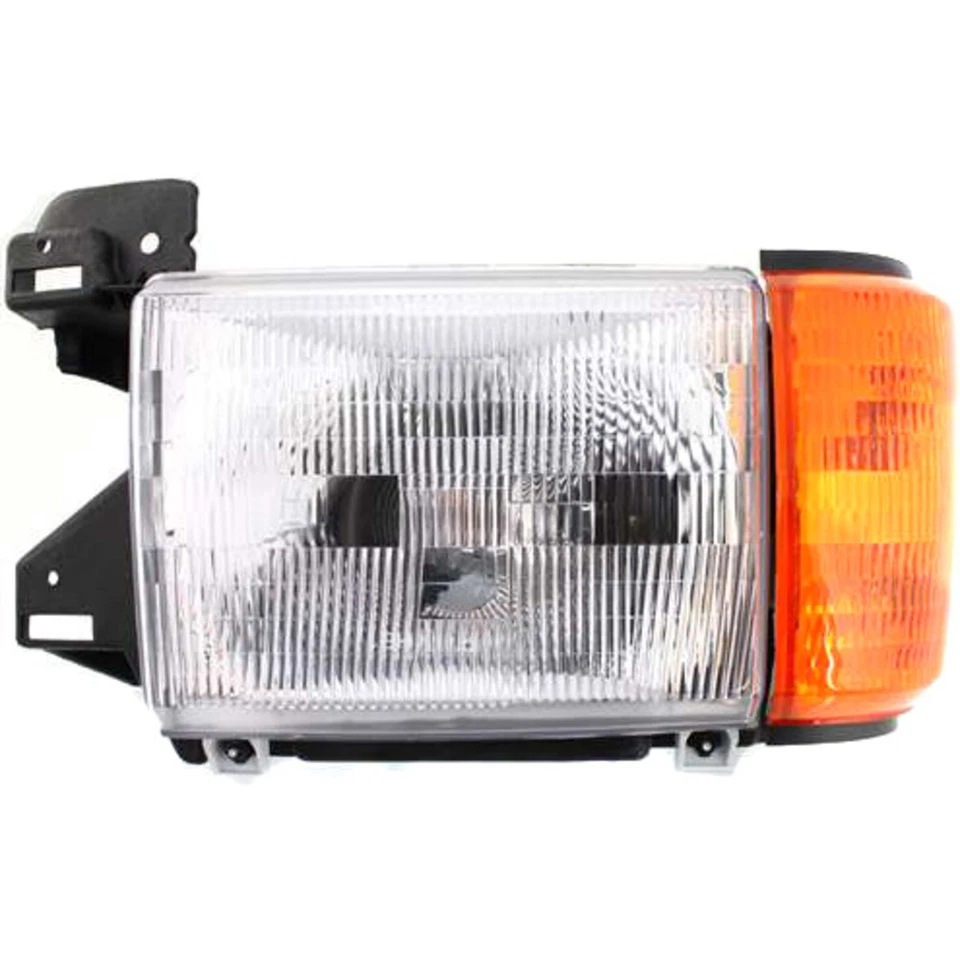 Комплект фар TYC для левой и правой стороны с габаритными огнями для 87-91 F-150 88-91 F Super Duty - Изображение 2 из 4