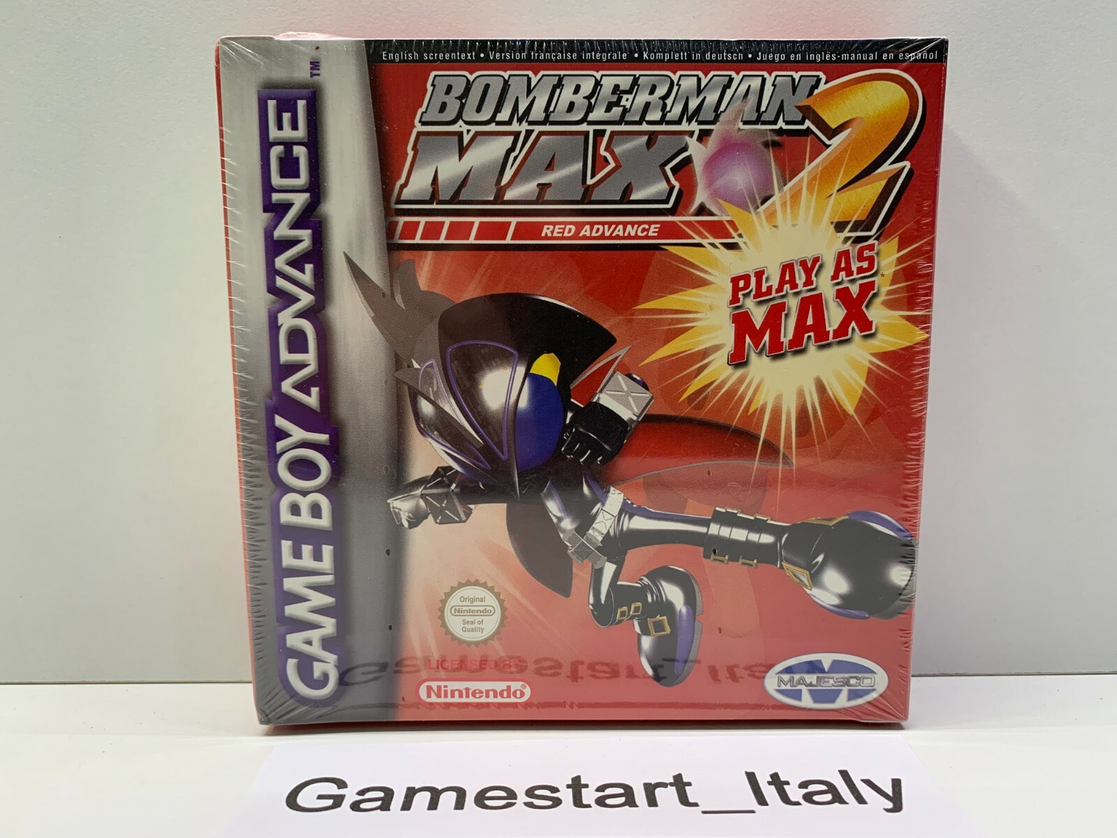 BOMBERMAN MAX 2 RED ADVANCE - NINTENDO GAME BOY ADVANCE - NUOVO SIGILLATO PAL