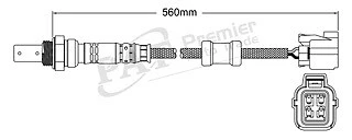 O2 Sensor for Subaru BH OUTBACK 2.5L 99-03 EJ251 4 wire PreCAT Oxygen 2 Yr Wty - Image 3 of 4