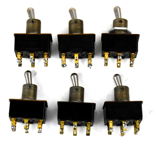 Qty 6 C-H ON-OFF Toggle Switches 5A/125V ~ 3A/250V - Made in USA | eBay