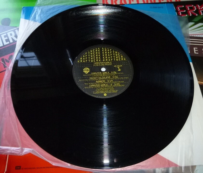 KRAFTWERK COMPUTER WORLD LP ORIGINAL 1981 WINCHESTER PRESSING WARNER BROS HS3549 Foto 2 de 4