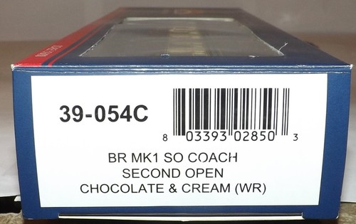 BACHMANN 39-054C MK1 SO SECOND OPEN COACH BR CHOCOLATE Y CREMA - Imagen 3 de 3