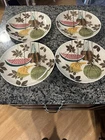 Set Of 4 Red Wing Pottery Tampico Dinner Plates