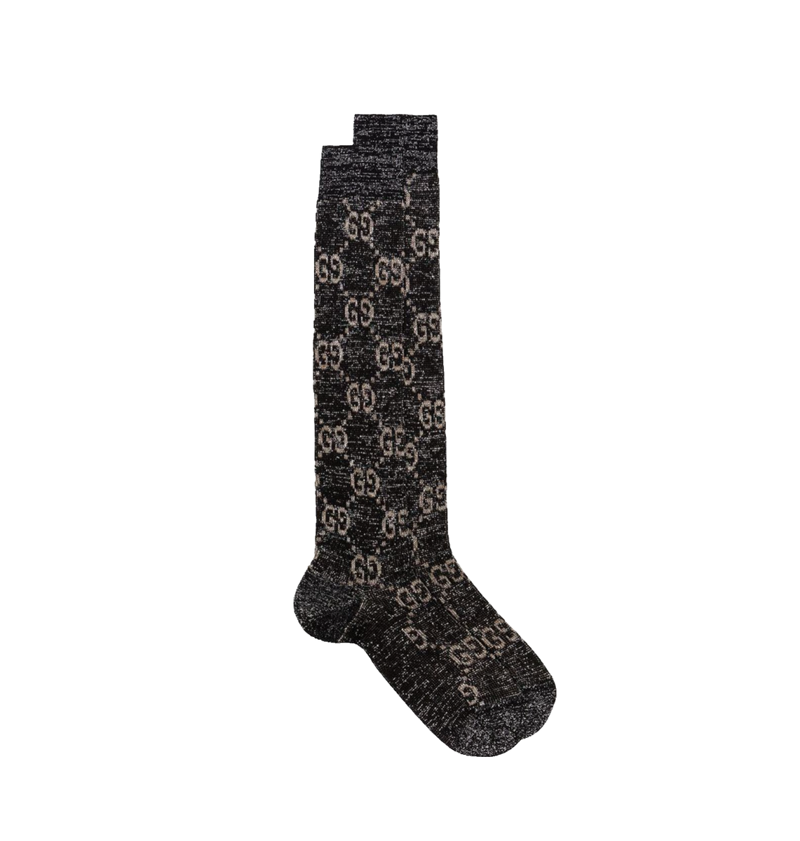 Gucci Lurex GG Motif Socks – Black & Grey – Size M | eBay