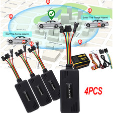 4PCS 4G Car GPS Tracker GSM GPRS Real Time Tracking Device Locator US