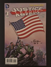Justice League of America #1 - Signed by David Finch (2013) - 9.4 (NM)
