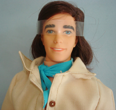 The NOW Look Ken #9342 Barbie Boyfriend Doll wRooted Hair in Box Hong Kong c1976