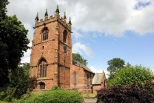 Photo A2 St Oswald's Church, Backford St Oswald's Church is close t c2012