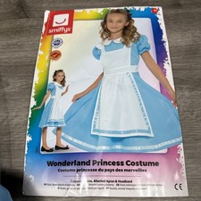 Smiffys Alice In Wonderland Princess Costume Kids Size Medium Dress Only