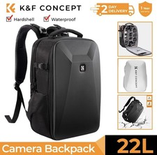 K&F Concept 22L Camera Backpack Hardshell DSLR/SLR/Mirrorless Photography Bag