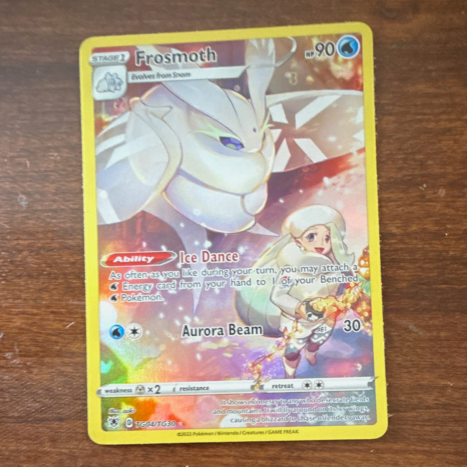 The Pokémon Company Frosmoth TG04/TG30 Ultra Rare Holo EN 90HP