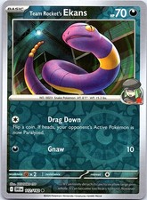 Team Rocket's Ekans Destined Rivals 112/182 Common Pokemon NM Pokemon Card