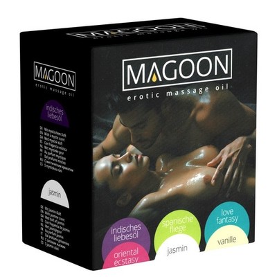 Magoon Best of Mix 6×100 ml   Erotische Massageöle mit 6 Düften | Massage Öl