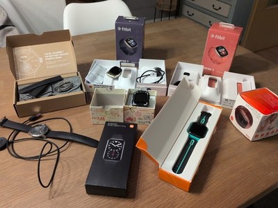 8x Smartwatches Withings , Fitbit, TCL ,Xiaomi  KONVOLUT FÜR BASTLER [DEFEKT]