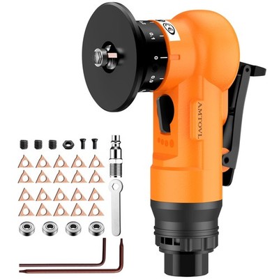 Pneumatic Chamfering Tool 45 30000 RPM Metal Wood 1/4 Air AMTOVL Mini C-Angle