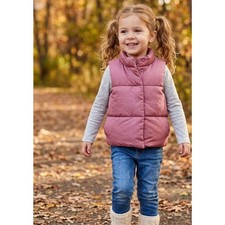 New Old Navy Frost Free Water Resistant Puffer Vest Jacket Toddler Girls Size 4T