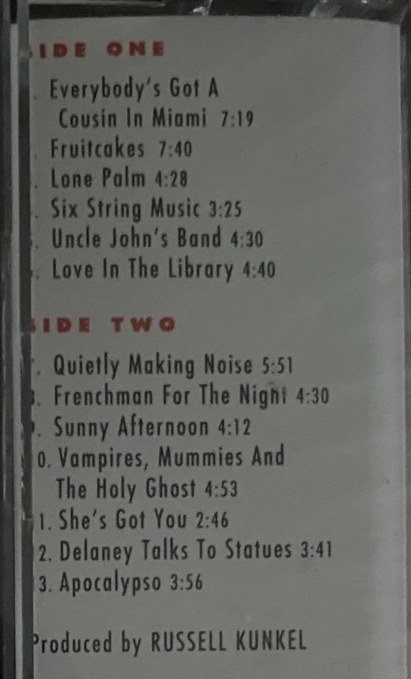 JIMMY BUFFETT - FRUITCAKES (Cassette, 1994, MCA/Columbia House)Crack On Case - Image 3 of 3