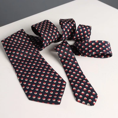 Yves Saint Laurent Vintage Krawatte Echte Seide der 80er-90er Jahre Originell - Bild 1 von 4