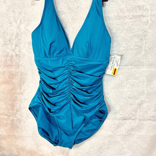 Swimwear Contours Coco Reef Swimsuit Underwire Padded Sea Blue 12/36D Vacation