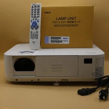 NEC NP-M322X Projector DLP HDMI + New Bulb + Remote + Power cable BUNDLE