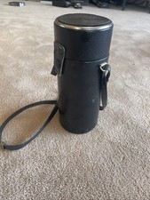 Vintage Hard Camera Lens Case 8 W/ Strap Taiwan R.O.C.