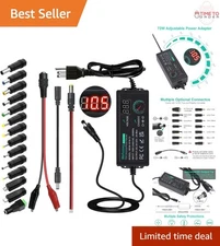 Universal Power Supply 3V-24V 3A 72W Adjustable AC/DC Adapter for Electronics