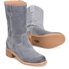 SOFFT TABITHA BOOT BLUE SUEDE Size 9 NIB!
