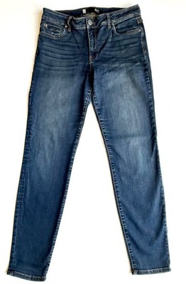 Kut Diana Skiny Women's Dark Blue Mid Rise Jeans Size 10 Style: KP4880MK2N