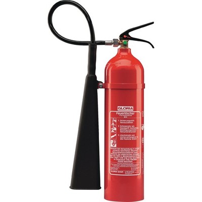 Carbon dioxide fire extinguisher with wall bracket GLORIA powder extinguisher fire extinguisher