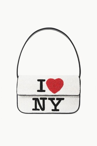 STAUD I ❤️ NY BEADED TOMMY BAG