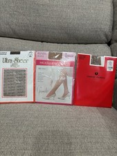 Mixed Brands Vintage Women's Hosiery Lot Charles Jourdan Penneys Size 10 Brown