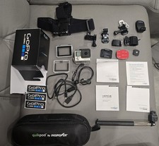 GoPro Hero4 Silver Plus Head Strap and Stick etc.