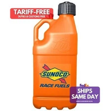 Sunoco Race Jugs M7500OR, One Orange Plastic Orange Sunoco Motorsport Jug 5 Gal 
