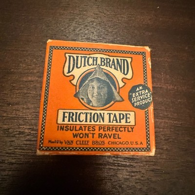 Dutch Brand Friction Tape Chicago Illinois 1920s Advertisement VTG Used