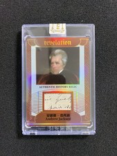 2025 Enteral Revelation History Relic Andrew Jackson Bronze 40/99 Encased KJ42