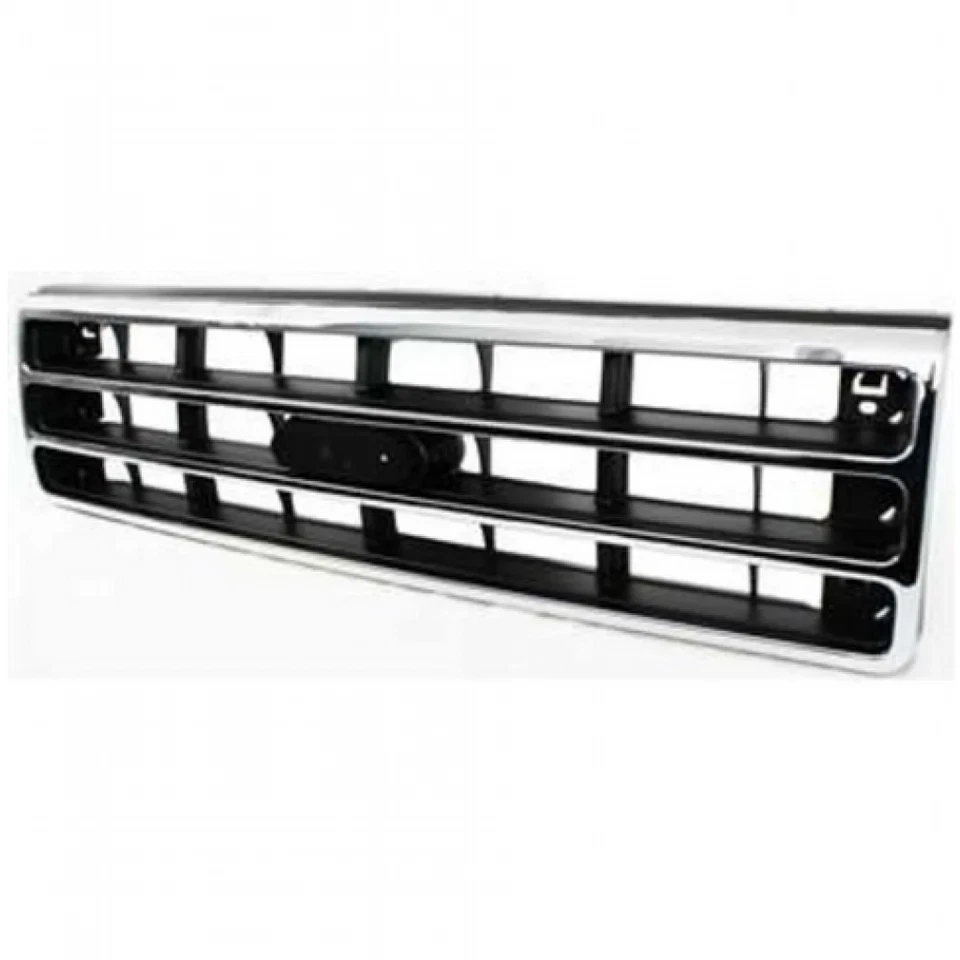 For Ford F Super Duty Grille 1989-1991 w/ Painted Dark Argent Insert FO1200141 - Image 3 of 4