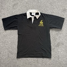 Men’s Front Row Anniversary Rugby Shirt Black Size Small