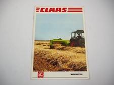 Original Prospekt Claas Markant 60 Hochdruck Presse am Fendt 1978