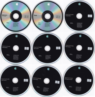 Individual Replacement For Apple Final Cut Studio HD (PC Program) Disc ...