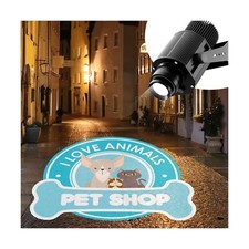 30W Gobo Projector Custom Logo Projector for Business Light-Black 30.0 Watts