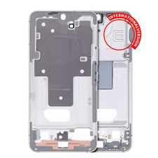 Mid-Frame Housing Compatible For Samsung Galaxy S22 5G Int'l Version White
