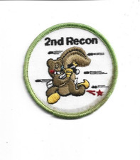 United States Marine Corps 2nd Recon Bear  Patch