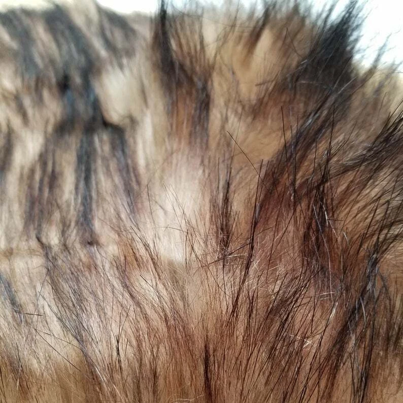 Cobertor de fotografia ninho recém-nascido pele de lobo marrom foto adereço FRETE GRÁTIS!!! - Imagem 2 de 4