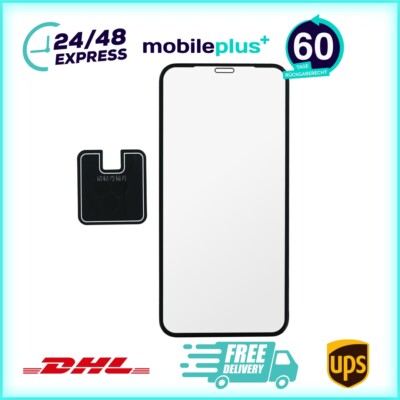prio 3D Displayschutzglas für iPhone 11 Pro/XS/X + Kameraglas schwarz