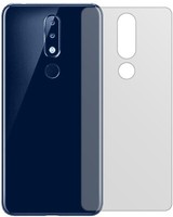 5X Schutzfolie FüR Nokia 5.1 Plus RüCkseite Display Folie Matt