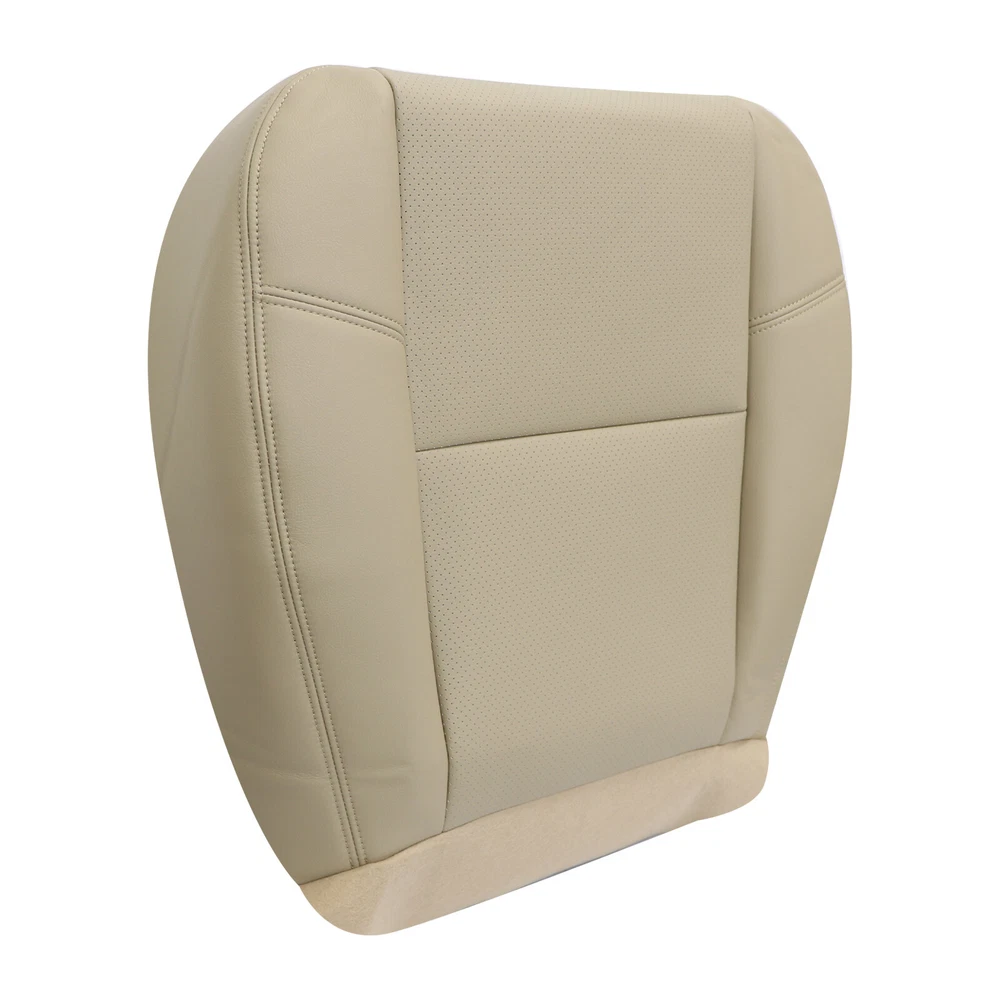 2009-2014 For Cadillac Escalade EXT Front Bottom Top AC Leather Seat Cover Tan