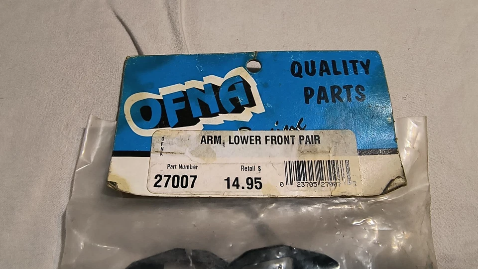 Vintage Ofna New Unopened! OEM # 27007 Lower Front Control Arms Excellent Pair - Image 4 of 4