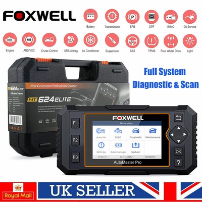 Foxwell Pro All System Auto Diagnose Service Tool ABS SRS ÖL DPF Airbag OBD2